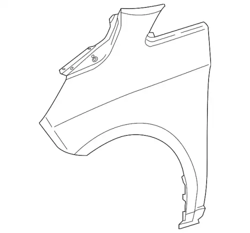 Крыло MB 447 880 08 00
