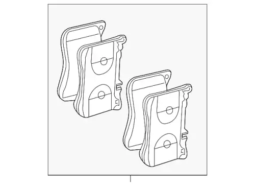 Тормозные колодки дисковые MB 006 420 87 20