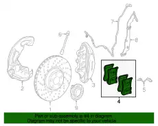Тормозные колодки дисковые MB 007 420 45 20