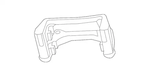 Суппорт тормозной MB 204 421 25 81