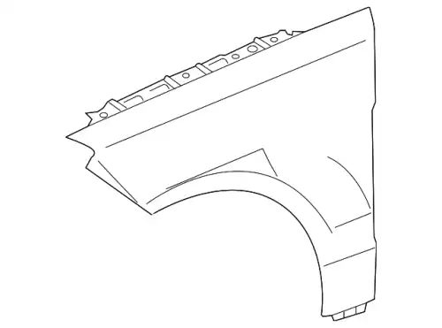 Крыло MB 166 880 11 06