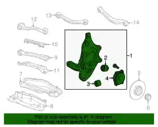 Кулак поворотный MB 2053508808