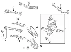 Кулак поворотный MB 2313504700