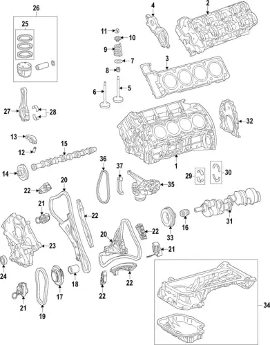 Распредвал MB 278 050 97 01