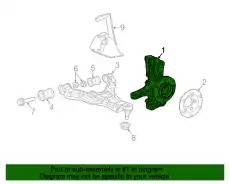 Кулак поворотный MB 906 330 45 20