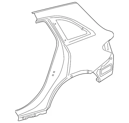 Крыло MB 253 630 59 01