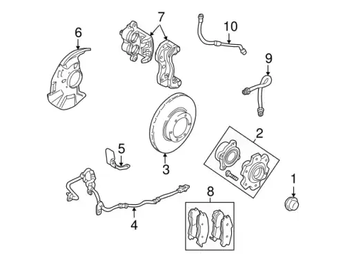 Суппорт тормозной MITSUBISHI MR510537