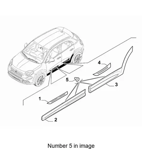 Клипса 71775718 CHRYSLER