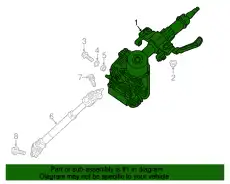 рулевая колонка 563102V405 HYUNDAI