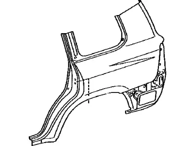Крыло TOYOTA / LEXUS 60162-60B60