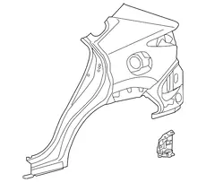 Крыло TOYOTA / LEXUS 6160278041