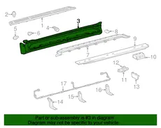 ПАНЕЛЬ ПОДНОЖКИ 5177360211D0 TOYOTA / LEXUS