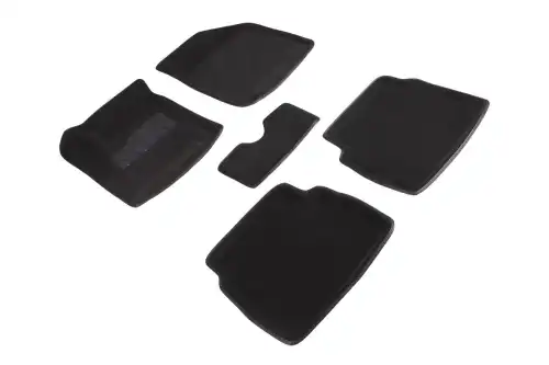 Коврики в салон SEINTEX 71682 Chevrolet Aveo 2006-2011 5 шт., черный