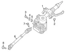 column assy-steering 563102V405 MOBIS