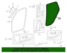 Уплотнитель двери MB 16669702518P54