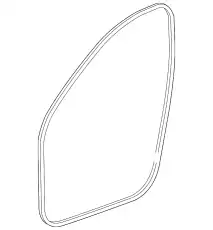 Уплотнитель двери MB 222 697 01 51 8S30