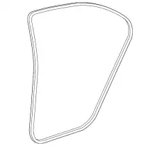 Уплотнитель двери MB 222 697 03 51 9B00