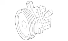 Насос гидроусилителя руля MB 003 466 93 01 87