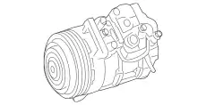 A/C Compressor !Front \15>23 MB C 43 AMG 3.0L V6 003 230 69 11 80