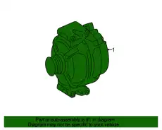 Генератор MB 000 906 35 22 80