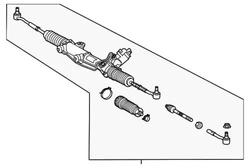 Рулевая рейка MB 204460050180