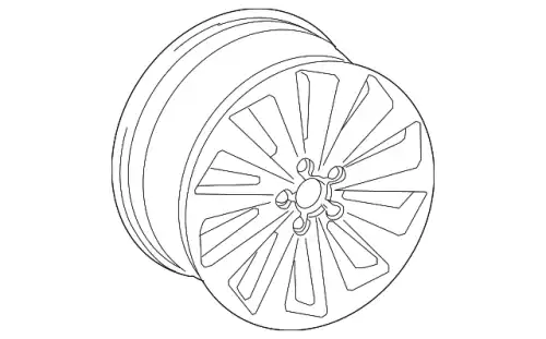 Алюминиевый диск 8R0601025BR VAG