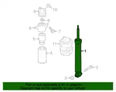 Газонаполненный амор 4M0616031S VAG