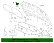 1K8823186D 9B9 HOOK VAG