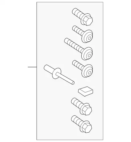 4M0098625 Крепления крыла VAG