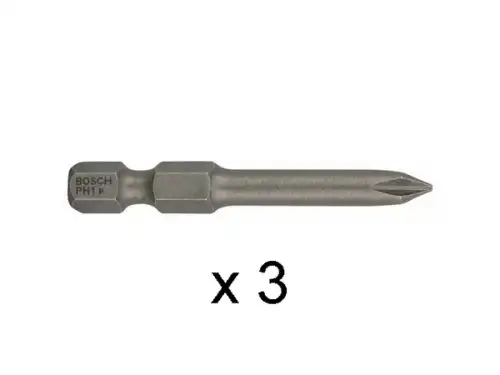2.607.001.526 3 БИТ 49ММ PH1 XH BOSCH