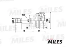 GA20188 ШРУС MILES