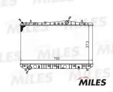Радиатор системы охлаждения двигателя MILES ACRM005