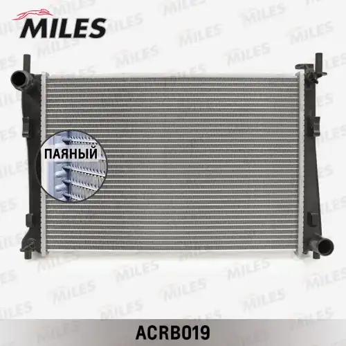 Радиатор системы охлаждения двигателя MILES ACRB019