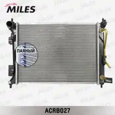 Радиатор системы охлаждения двигателя MILES ACRB027