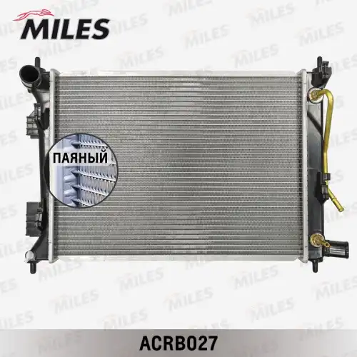 Радиатор системы охлаждения двигателя MILES ACRB027