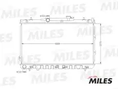 Радиатор системы охлаждения двигателя MILES ACRB055