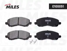Тормозные колодки дисковые передняя ось MILES E100051