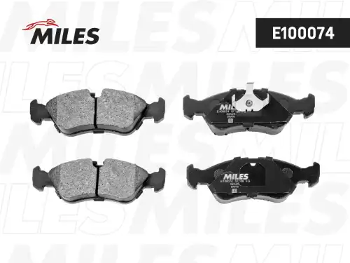 Тормозные колодки дисковые передняя ось MILES E100074
