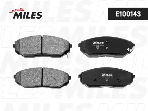 Тормозные колодки дисковые передняя ось MILES E100143