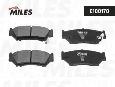 Тормозные колодки дисковые передняя ось MILES E100170