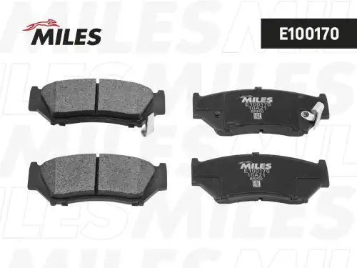 Тормозные колодки дисковые передняя ось MILES E100170