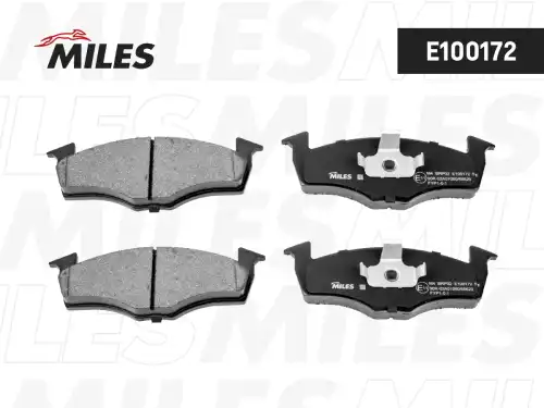 Тормозные колодки дисковые передняя ось MILES E100172