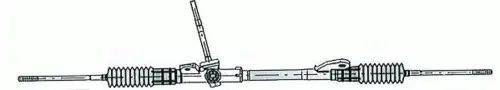 Рулевая рейка SERCORE 14229