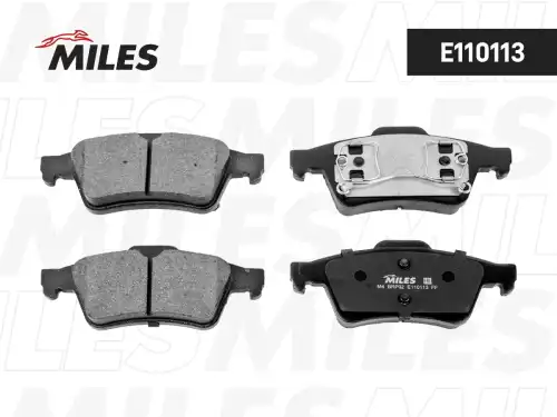 Тормозные колодки дисковые задняя ось MILES E110113