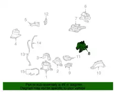 Подушки крепления КПП 50870TA0A13 HONDA