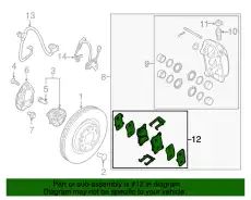 Тормозные колодки дисковые HYUNDAI / KIA 58101B1A30