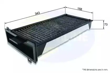 Салонный фильтр COMLINE EKF154A