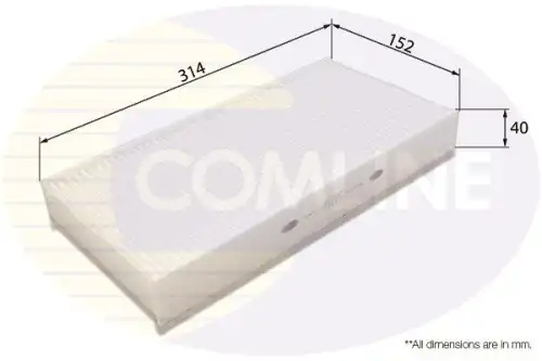 Салонный фильтр COMLINE EKF109