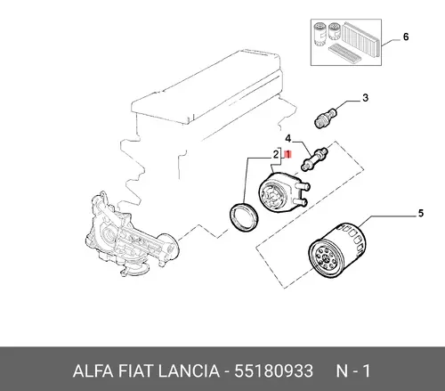 Деталь 55180933 FIAT