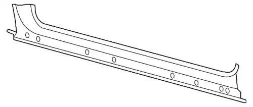 BK3Z6110176B порог FORD